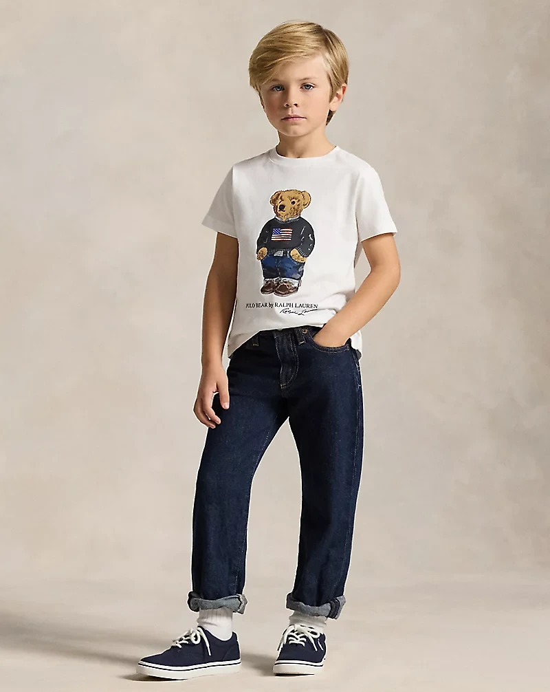 Polo Bear Cotton Jersey Tee