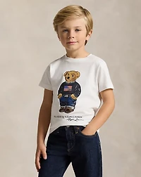 Polo Bear Cotton Jersey Tee