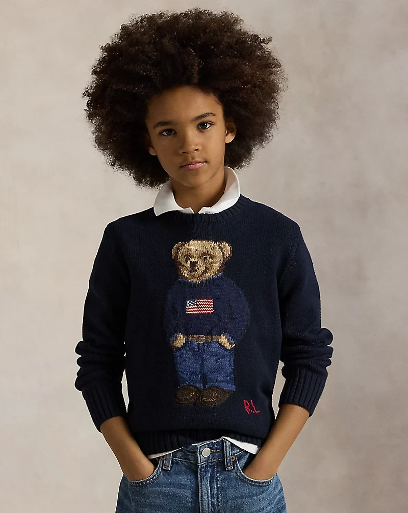Polo Bear Cotton Sweater