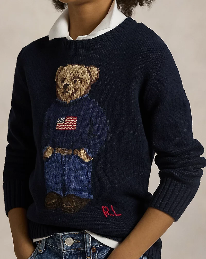 Polo Bear Cotton Sweater