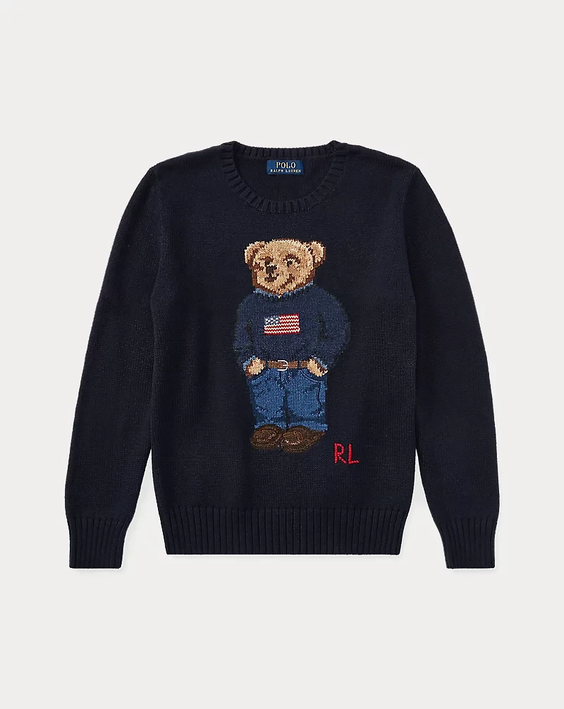 Polo Bear Cotton Sweater