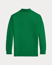 Big Pony Mesh Long-Sleeve Polo Shirt