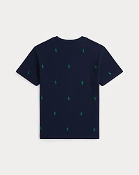 Polo Pony Cotton Mesh Tee