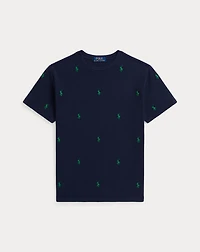 Polo Pony Cotton Mesh Tee