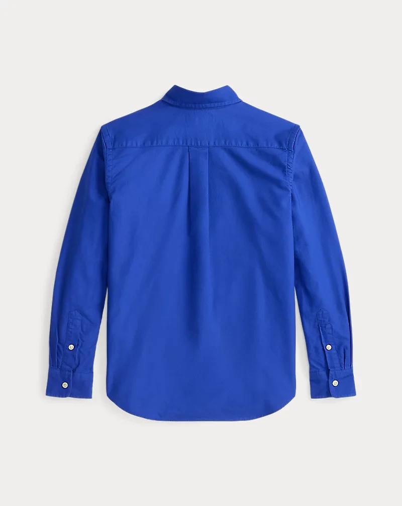 Garment-Dyed Cotton Oxford Shirt