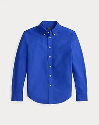 Garment-Dyed Cotton Oxford Shirt