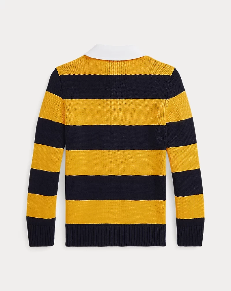 Striped Cotton Rugby Sweater