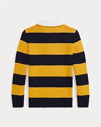 Striped Cotton Rugby Sweater