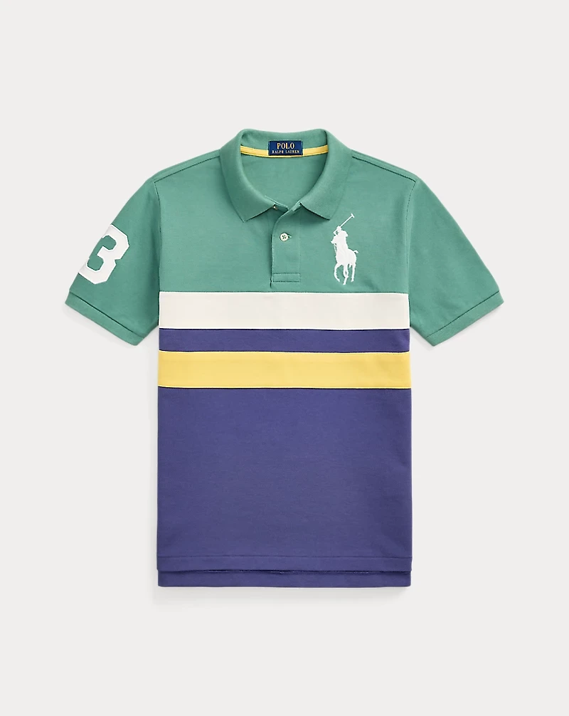 Big Pony Cotton Mesh Polo Shirt