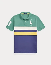 Big Pony Cotton Mesh Polo Shirt