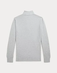 Cotton Interlock Quarter-Zip Pullover