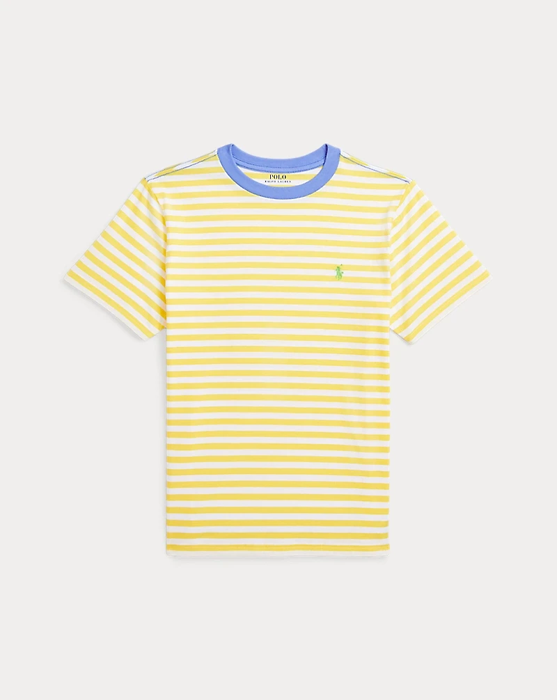 Striped Cotton Jersey Tee
