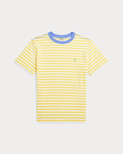 Striped Cotton Jersey Tee