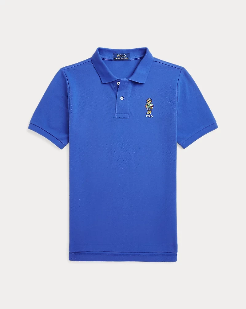 Polo Bear Cotton Mesh Shirt