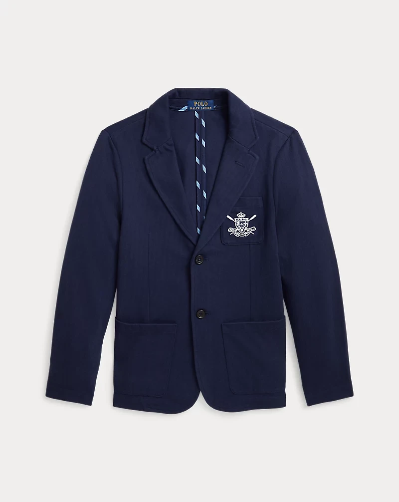 Embroidered Cotton Jacquard Blazer