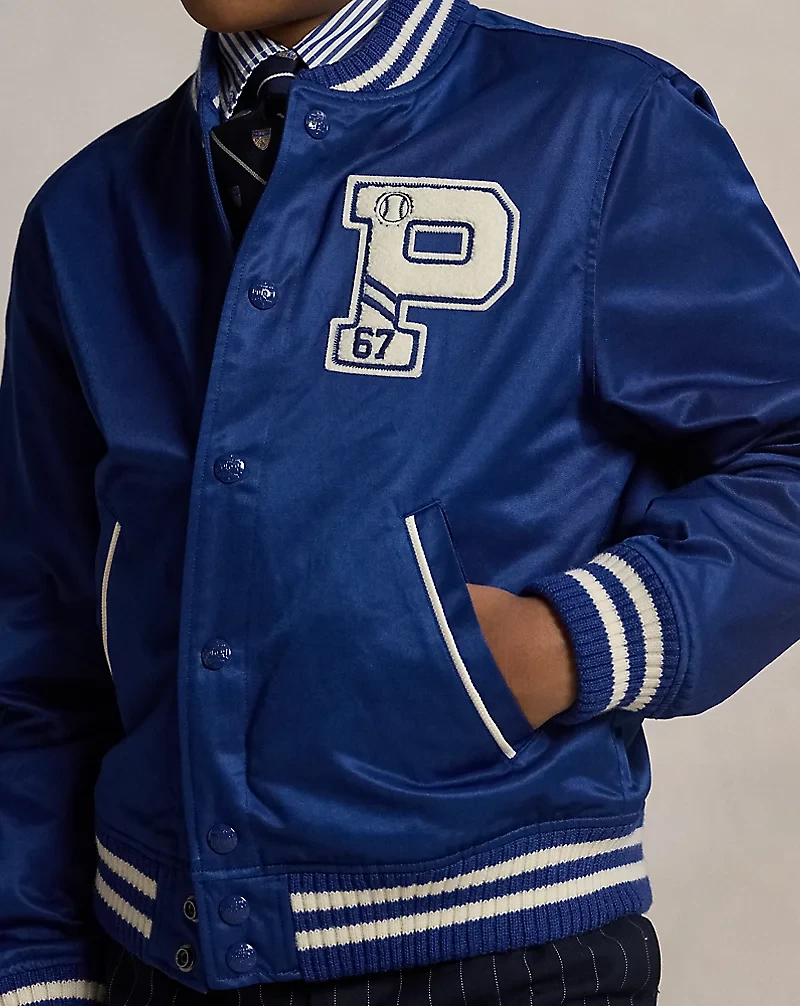 Twill Letterman Baseball Jacket