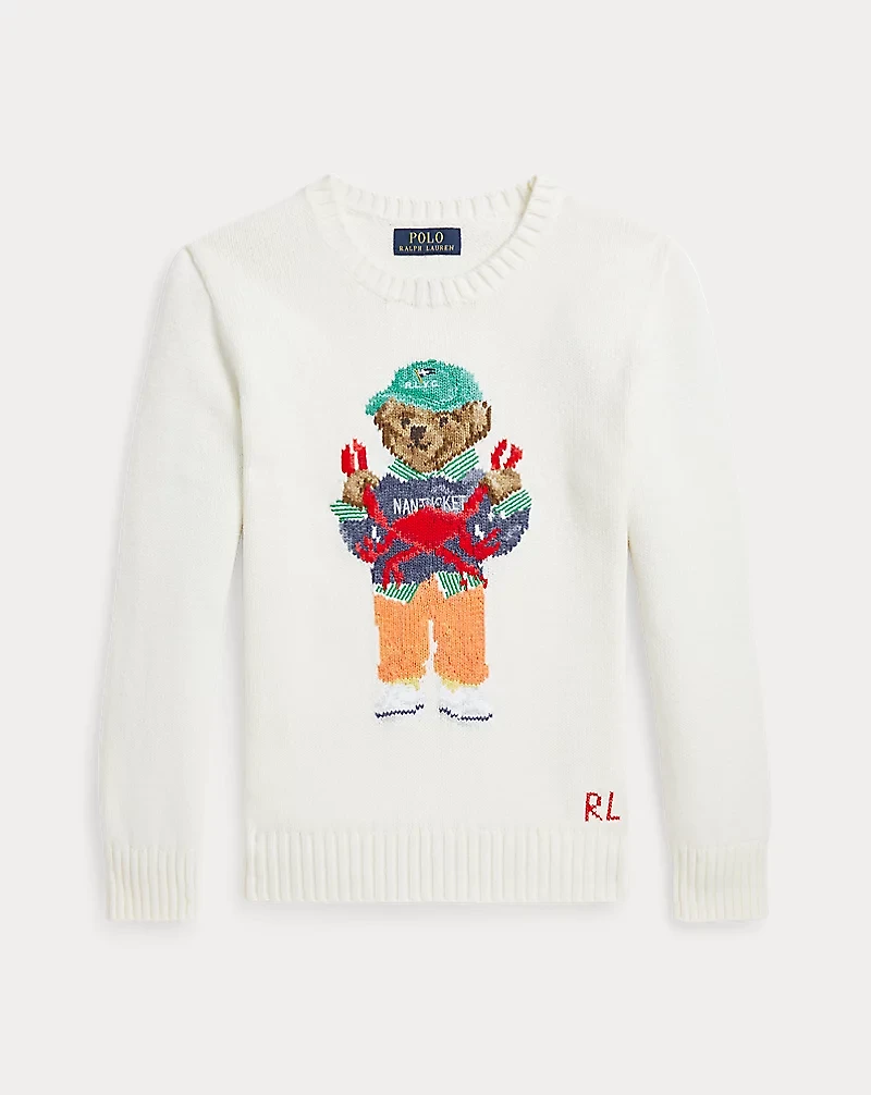 Polo Bear Cotton Sweater