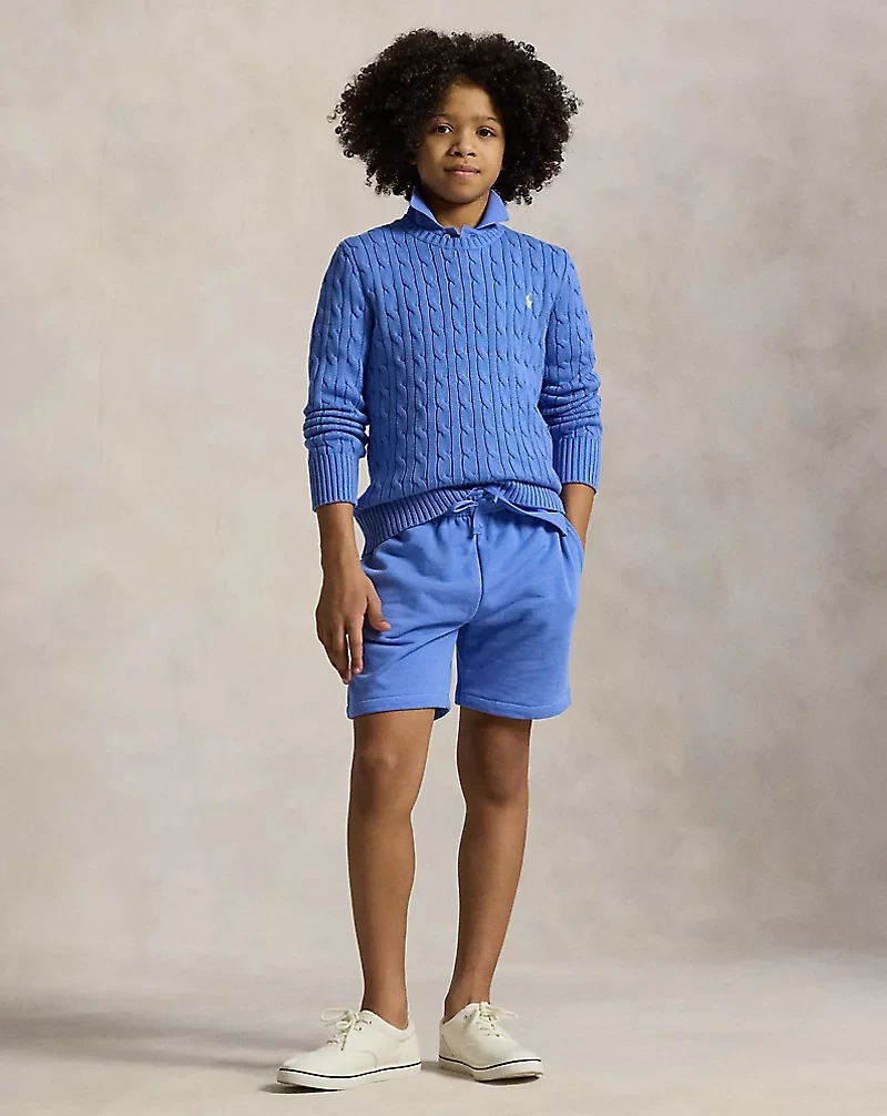 French Terry Drawstring Short