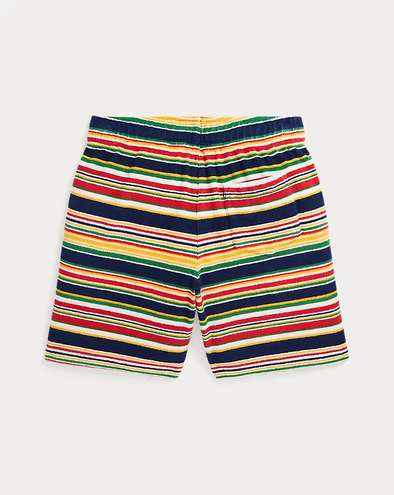 Striped Cotton Terry Short