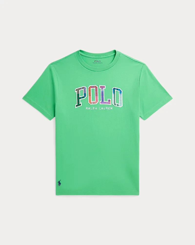 Madras-Logo Cotton Jersey Tee