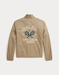 Appliquéd Cotton Twill Jacket
