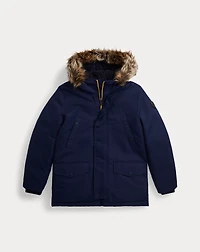 Faux-Fur-Trim Down Parka