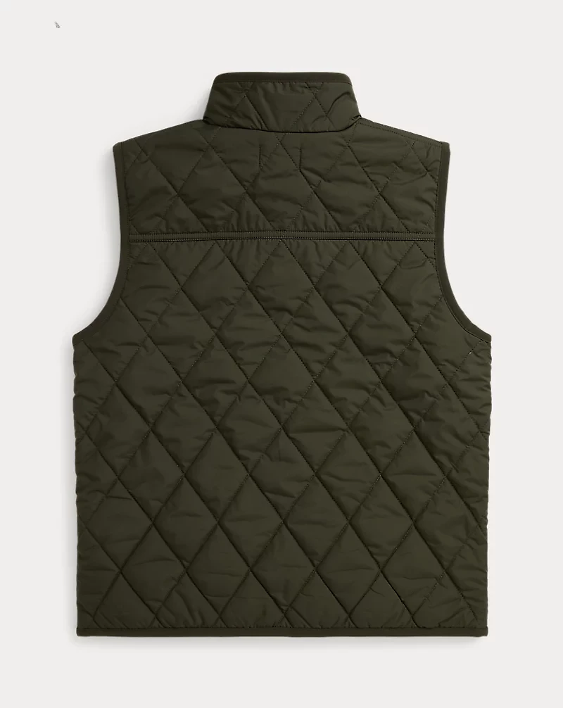 Fleece-Lined Quilted Vest
