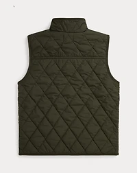 Fleece-Lined Quilted Vest