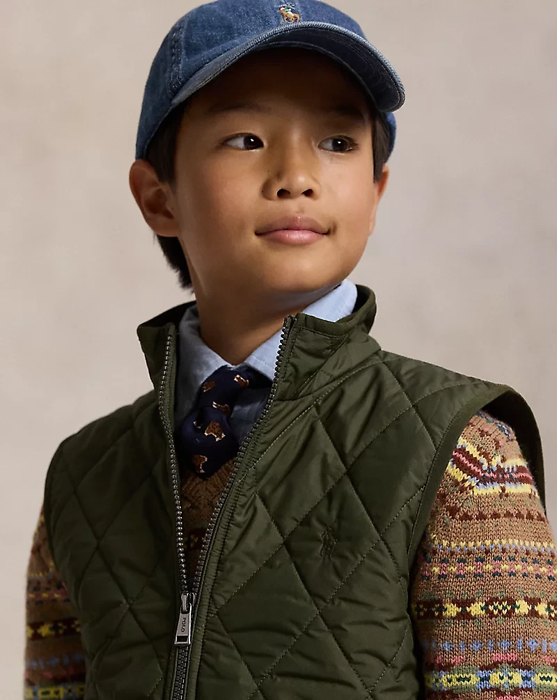 Fleece-Lined Quilted Vest