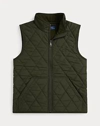 Fleece-Lined Quilted Vest