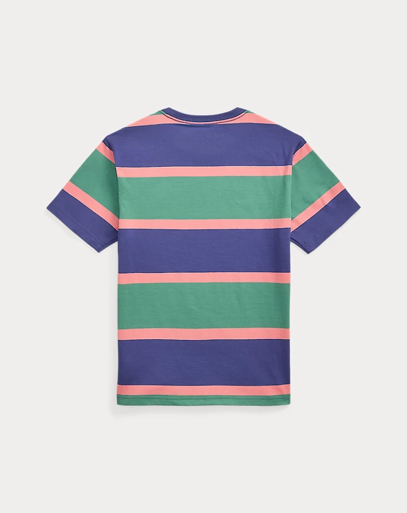 Striped Cotton Jersey Tee