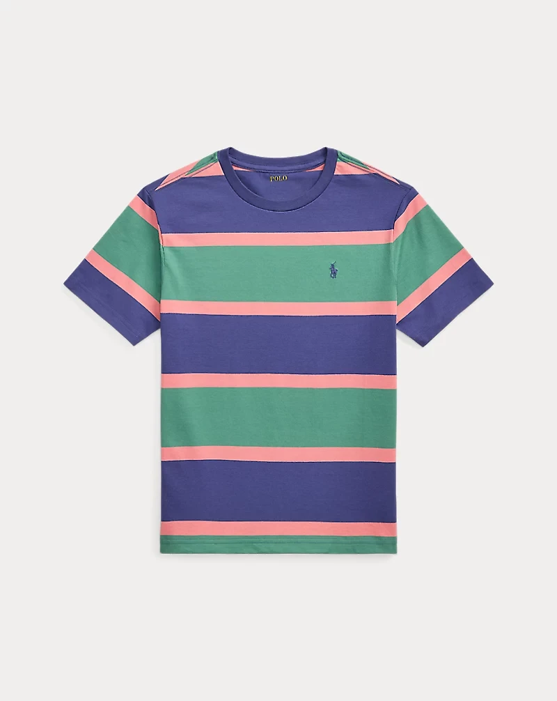 Striped Cotton Jersey Tee