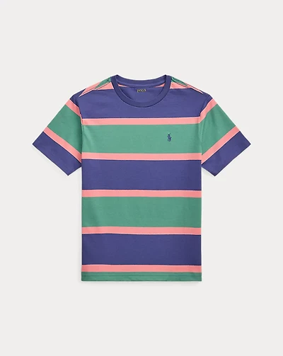 Striped Cotton Jersey Tee
