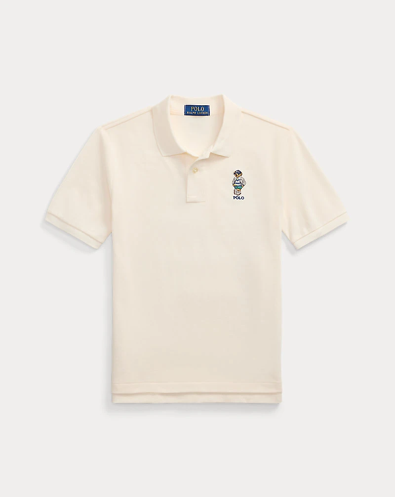 Polo Bear Cotton Mesh Shirt