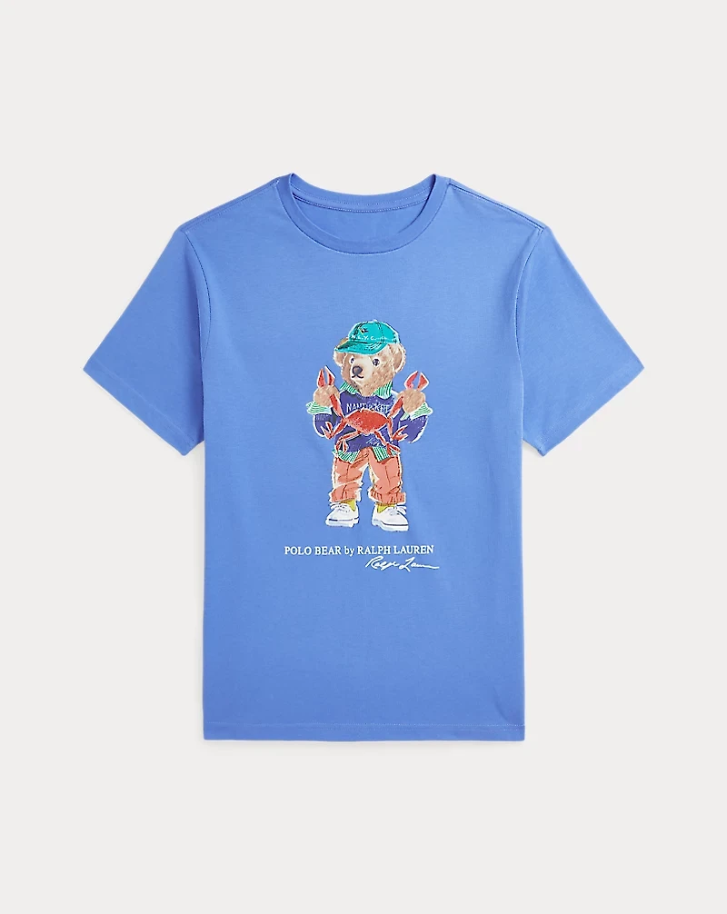 Polo Bear Cotton Jersey Tee