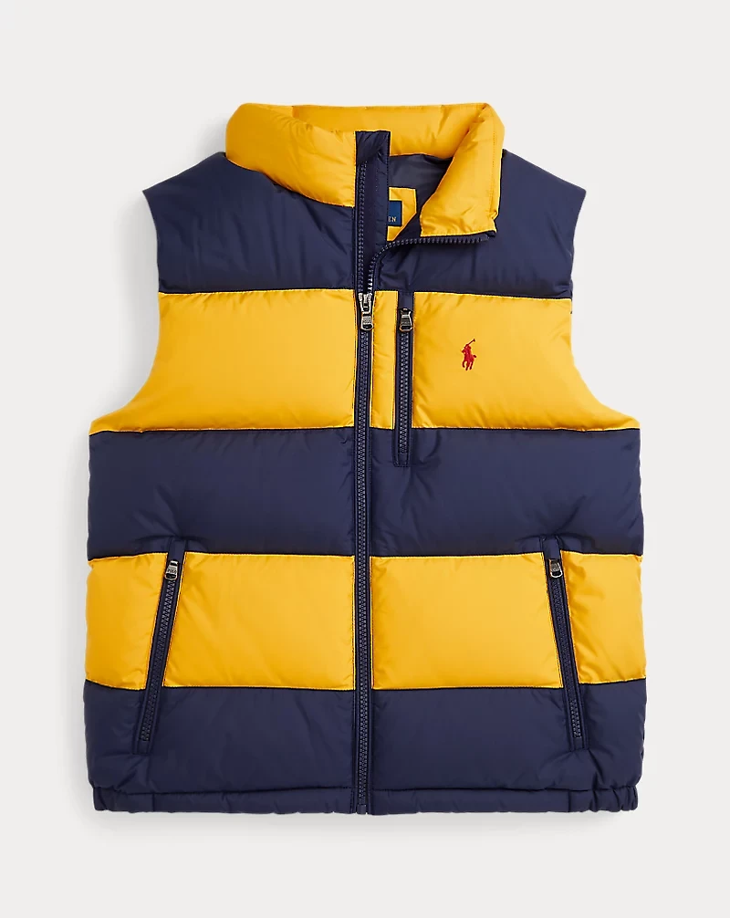 The Gorham Striped Down Vest