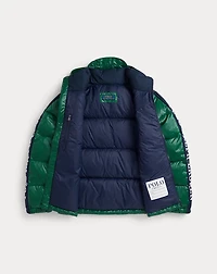 Logo Down Hooded Jacket