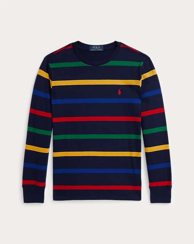 Striped Cotton Long-Sleeve Tee