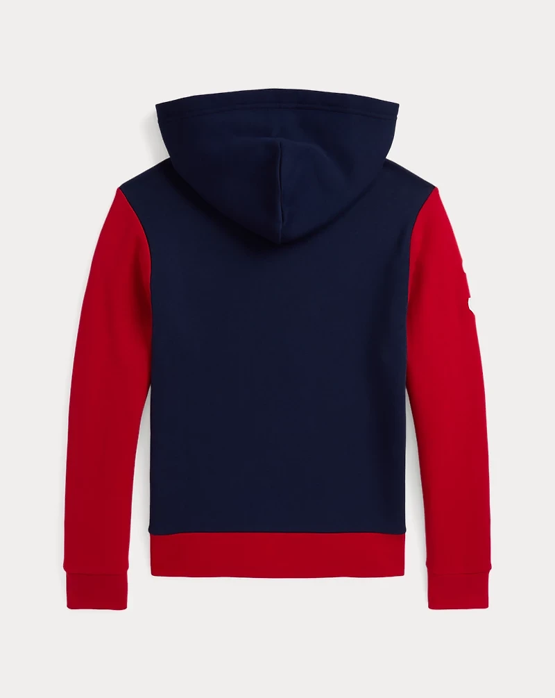 Triple-Pony Fleece Hoodie