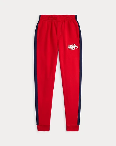Triple-Pony Fleece Jogger Pant