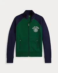 Logo Crest Double-Knit Jacket
