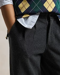 Chalk-Stripe Knit Pant