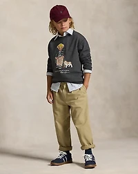 Polo Bear Heathered Fleece Sweatshirt