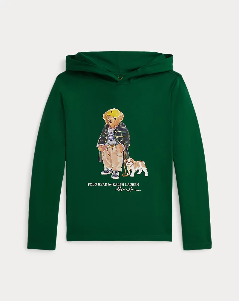 Polo Bear Cotton Hooded Tee