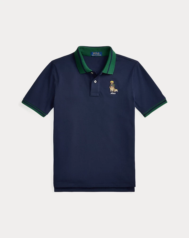 Polo Bear Cotton Mesh Shirt