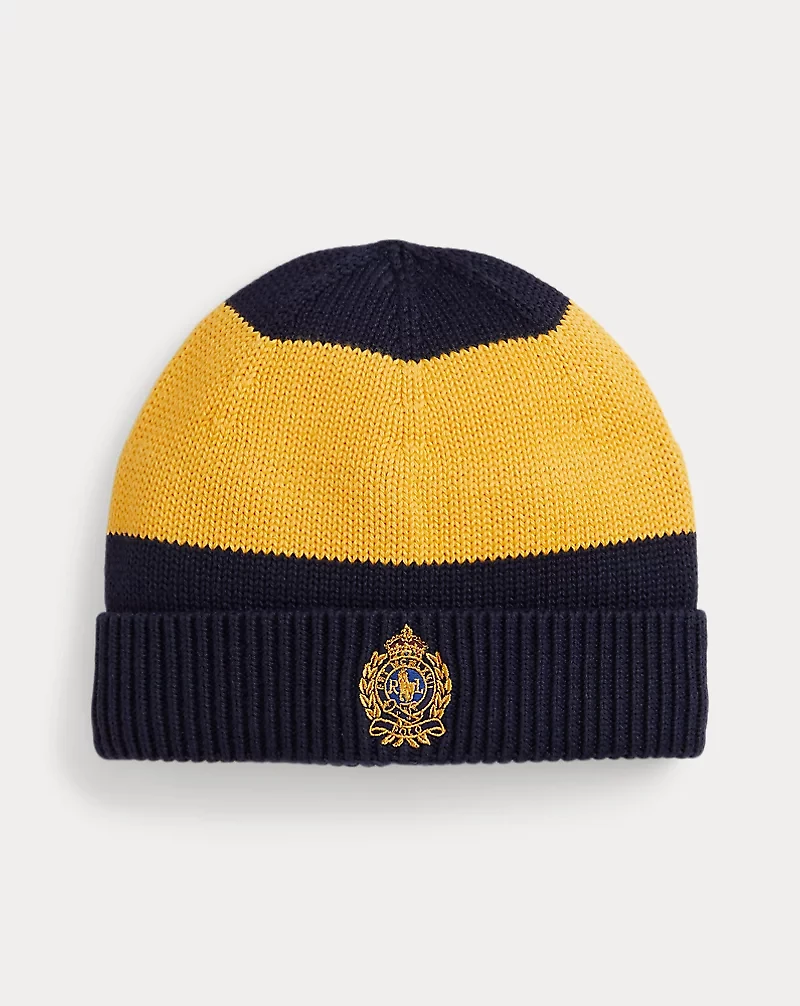 Embroidered Crest Rugby Hat