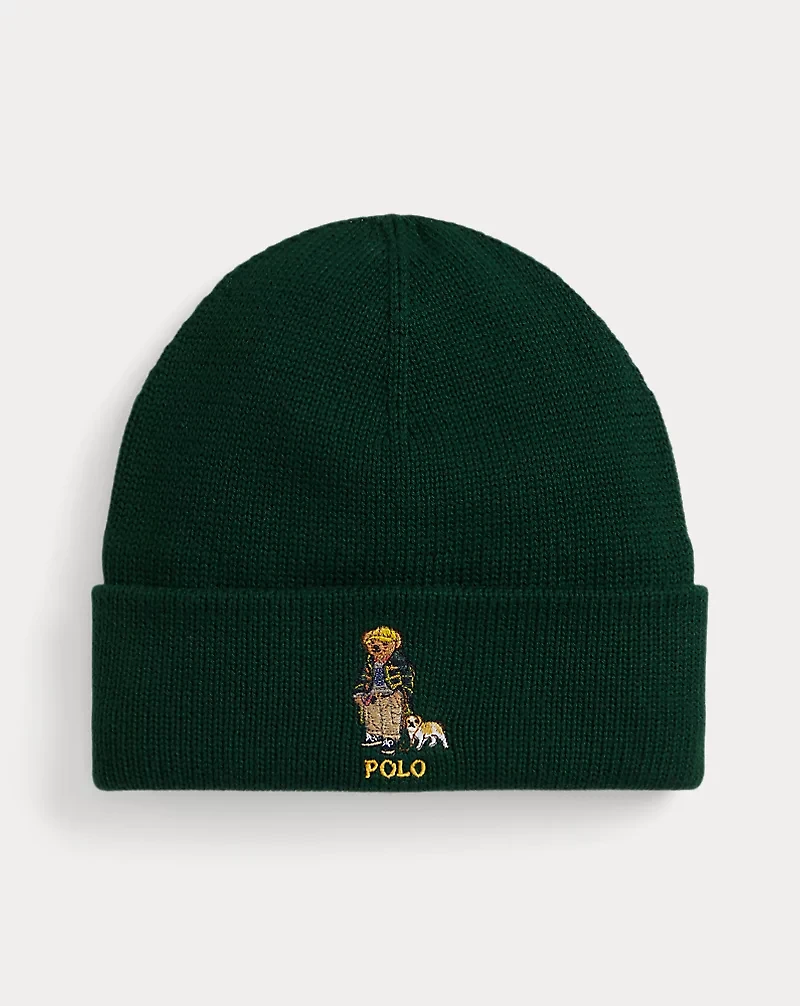 Polo Bear Cotton Beanie