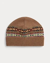 Fair Isle Cotton-Wool Hat