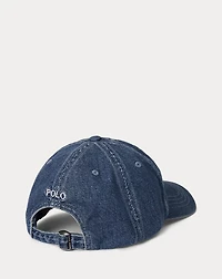 Indigo Cotton Denim Ball Cap
