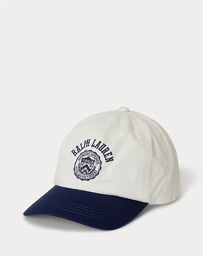 Logo Crest Cotton Twill Ball Cap